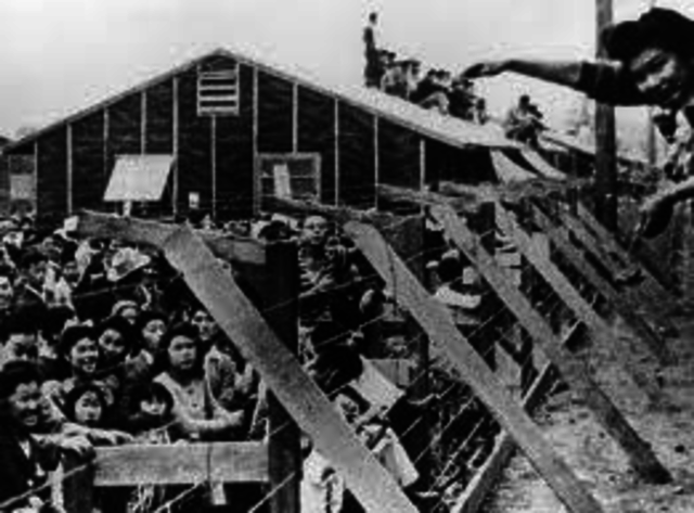 Relocation of Japanese Americans to camp