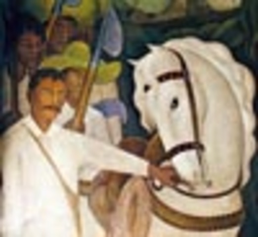 Emiliano Zapata proclama el plan de Ayala y se levanta en armas contra el régimen de Madero acusándolo de haber incumplido las promesas hechas en el plan de San Luis. Con este documento introduce el elemento agrarista al proceso revolucionario.