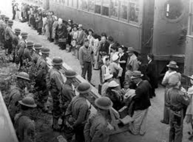 1942 Japanese Americans interned in isolated camps