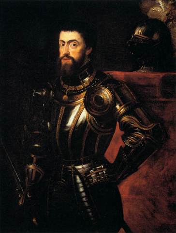 Charles V. took the Spanish throne