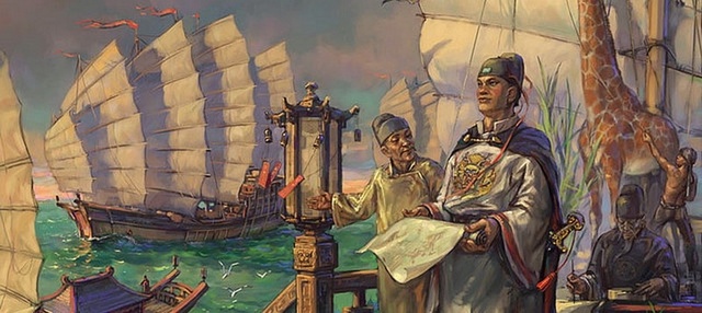 Zheng He captains his first voyage