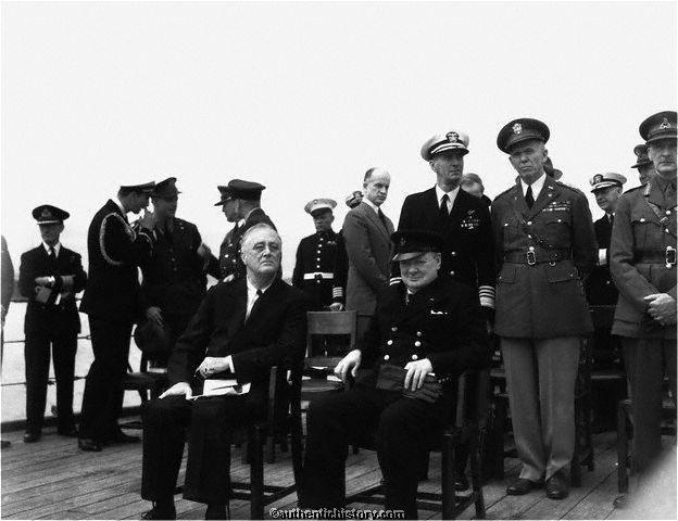 Churchill and FDR issue the Atlantic Charter