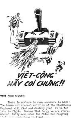 Viet Cong attacks Diem's Gov't