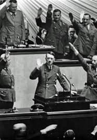 Hitler announces war with US; Mussolini annouces war with U.S.