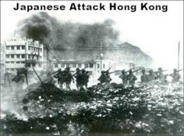 Japan attacks Hong Kong, Guam, Phillipine Islands, Wake Island
