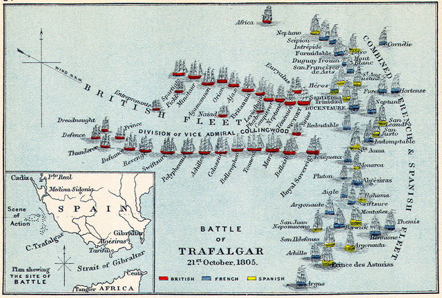 Batalla de TRafalgar.