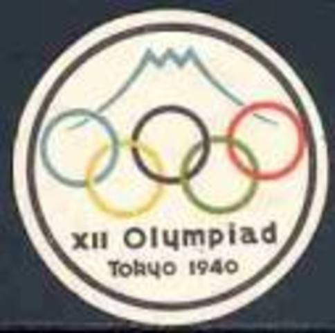 Tokyo Japan is awarded the 1940 Olympics