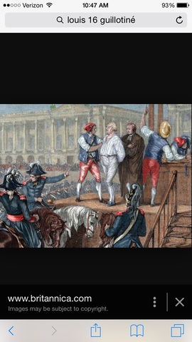 Louis XVI is killed