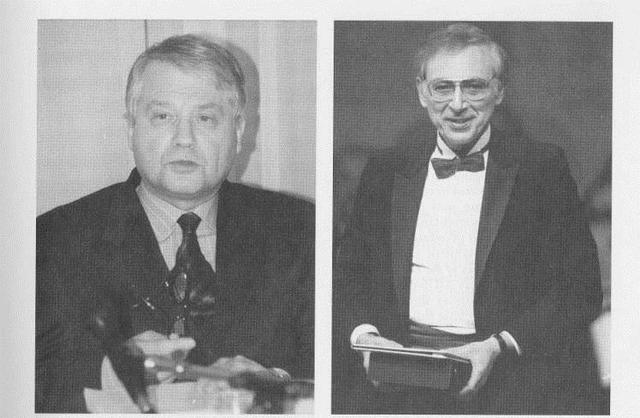 Robert Gallo y Luc Montagnier