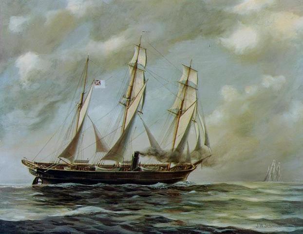 Alabama Sunk by union warship