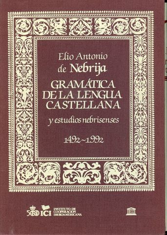 Gramática de la lengua castellana