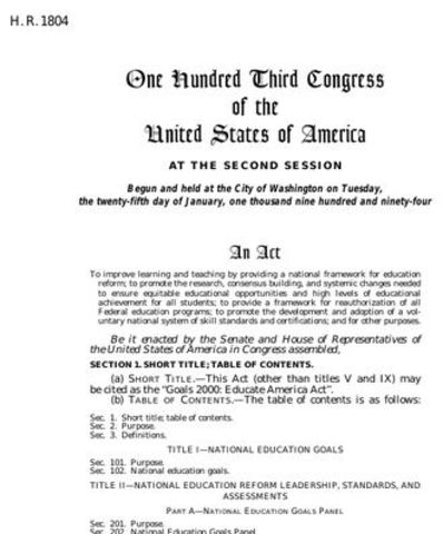 The Bilingual Education Act (BEA) reauthorization in 1994