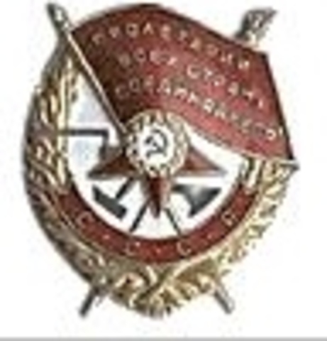 Орден «Красное знамя» майора И. А. Анкудинова