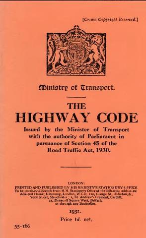 Introduction of Highway Code