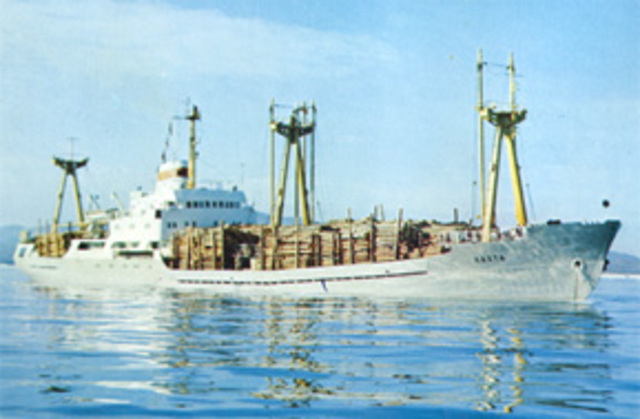 Постройка теплохода "Прокопий Галушин"