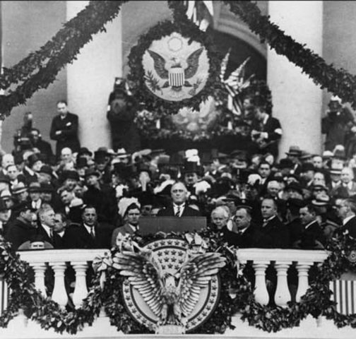 Franklin D. Roosevelt's first Inaugural Address speech