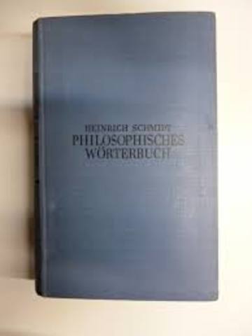 Philosophisches wörterbuch
