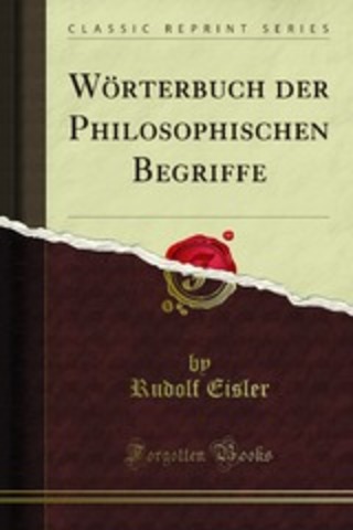 Wörterbuch der philosophischen begriffe