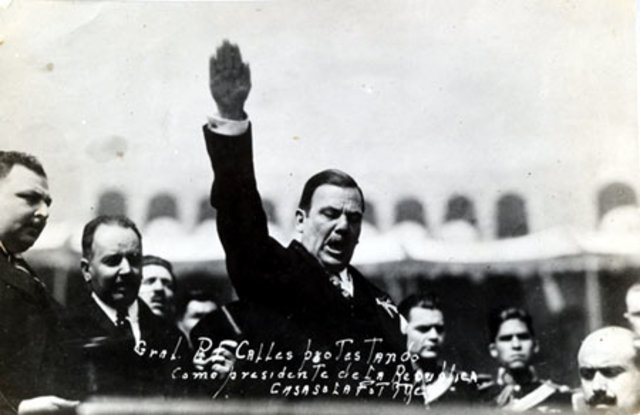 Fin del gobierno de Calles