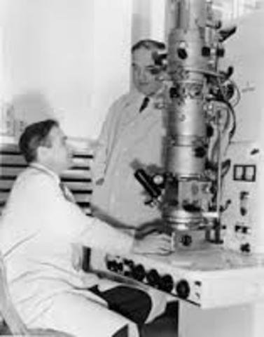 microscopio electrónico.