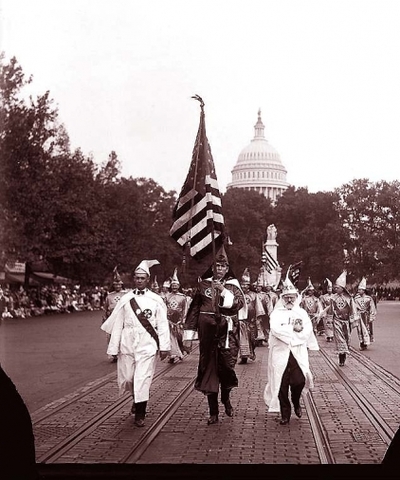 KKK marchs through Washington DC