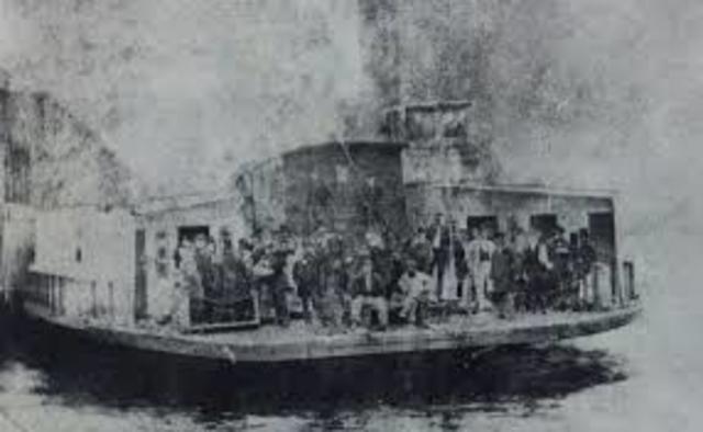 First Train Runthourgh From The East