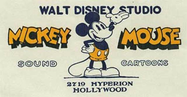With his brother Roy, Walt Disney forms Disney Brothers Studio, which later becomes the Walt Disney Company.