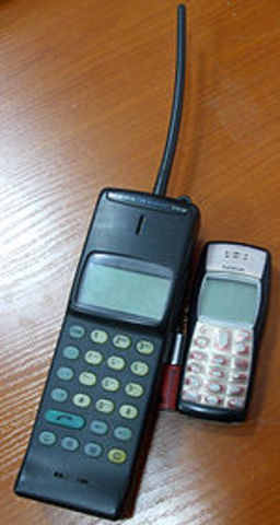 Launch of the Nordic Mobile Telephone system.