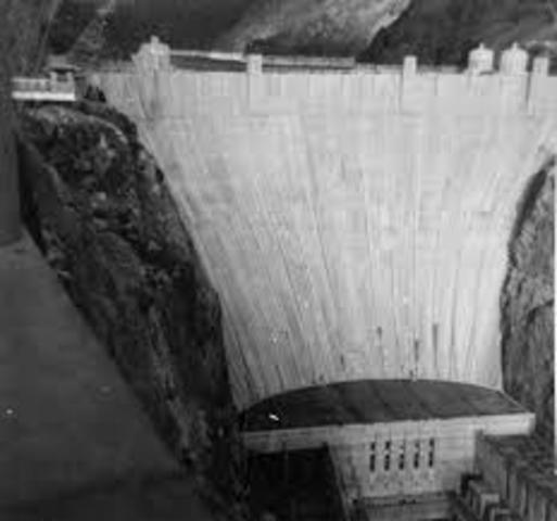Hoover Dam is completed