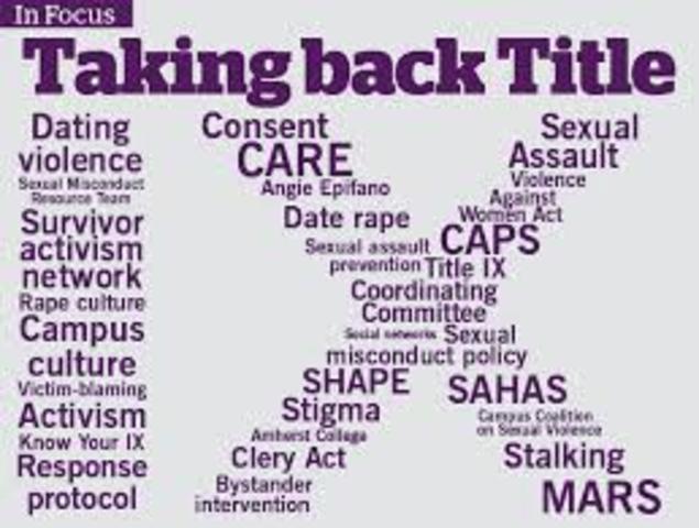 TITLE IX OF THE EDUCATION AMENDMENT