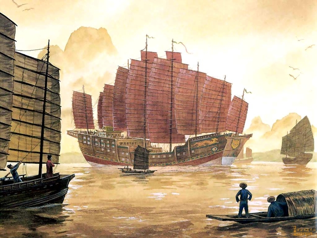 Zheng He voyages to western first time
