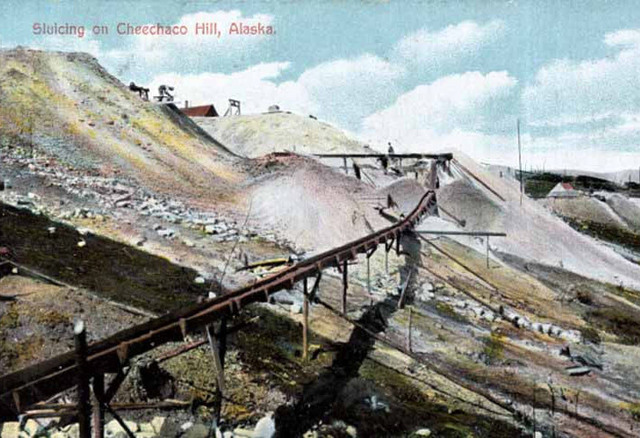 Sluices On a Hillside