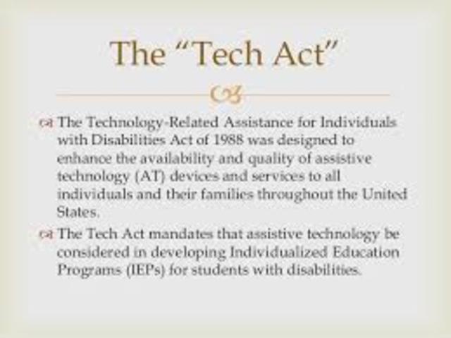 TECHNOLOGY-RELATED ASSISTANCE FOR INDIVIDUALS WITH DISABILITY ACT