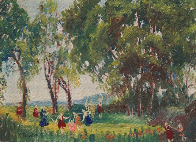 Authur Bowen Davies dies