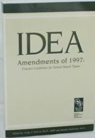 Individuals with Disabilities Education Act (IDEA) (Public Law 105–17)
