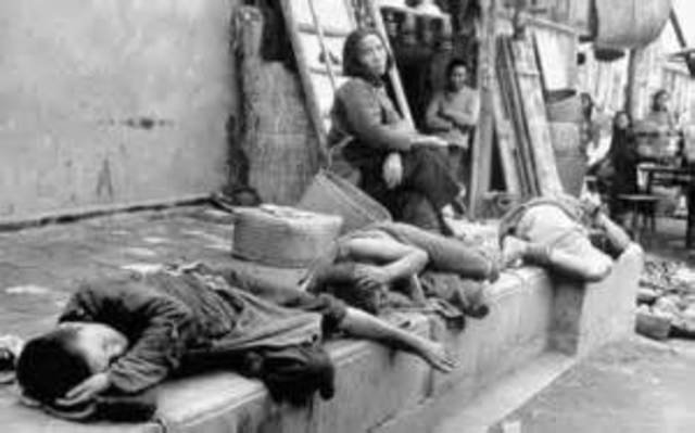 famine in china