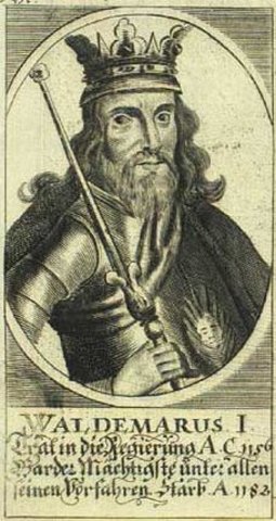 Kong Valdemar 1. Den Store regerer