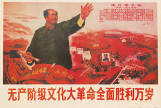 Mao uses propaganda