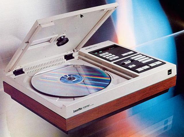 1978 – laser disc player introduced