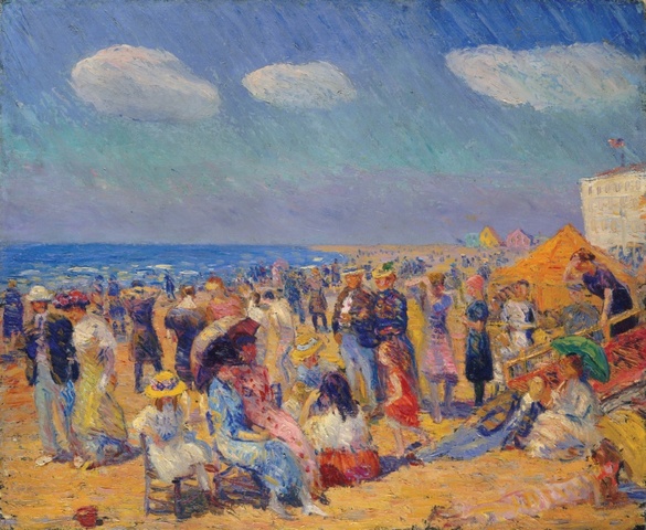 Crowd at the Seashore