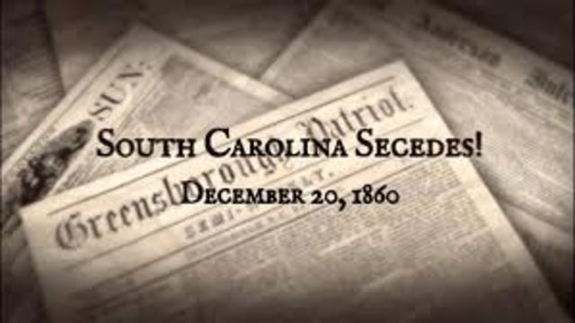 south carolina secedes