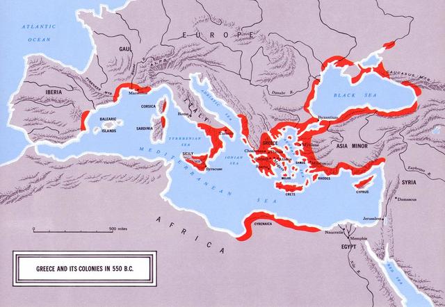 Greek Colonialization 750 BCE - 600 BCE