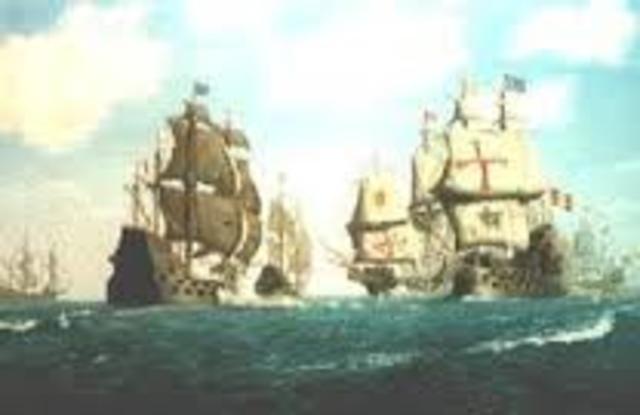 Het Spaanse grote schip Armada is verovert door de Nederlanders.