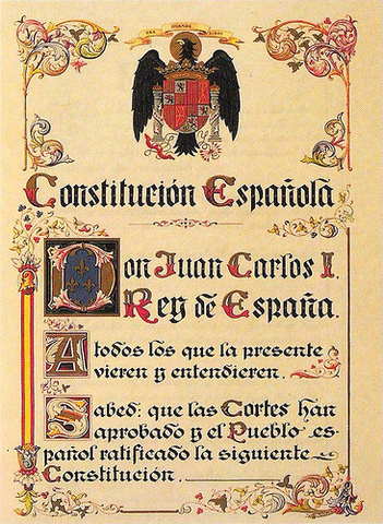 Signing of the Spanish Constitution