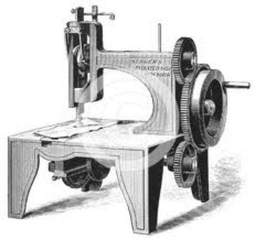 invention of sewing machine