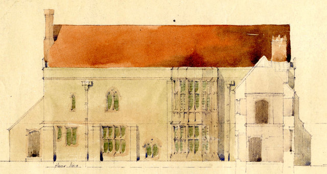 North elevation by Thomas Rayson
