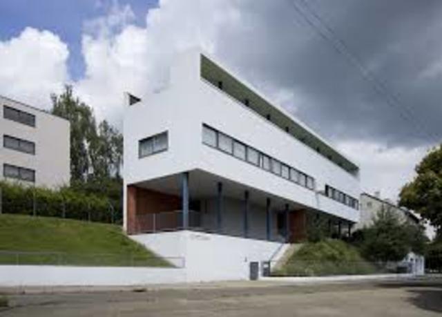 Edificio de Le Corbusier, en Stuttgart.