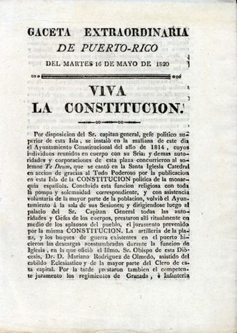 Publicación de la Gaceta