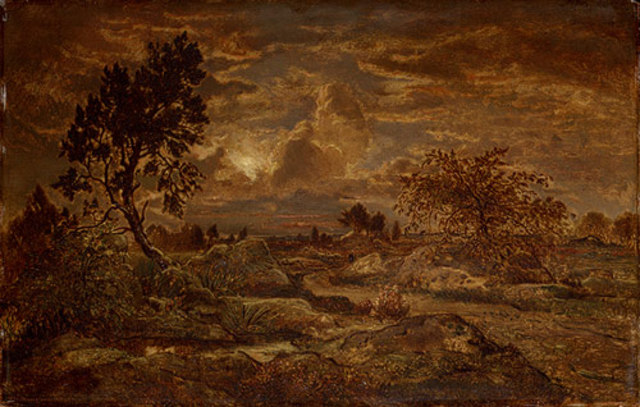 Sunset near Arbonne,