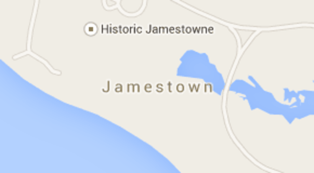 First permanent English settlement in Jamestown, Virginia